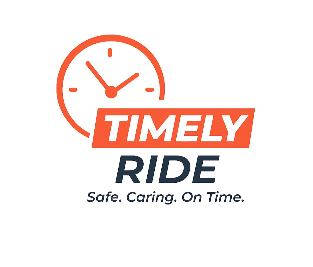 Timely Ride logo in full color.
